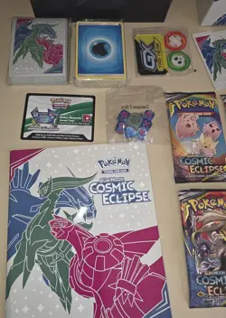Pokemon Cosmic Eclipse Elite Trainer Box ETB Open box ALL PACKAGES SEALED - Image 3