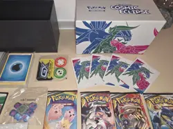 Pokemon Cosmic Eclipse Elite Trainer Box ETB Open box ALL PACKAGES SEALED - Image 5
