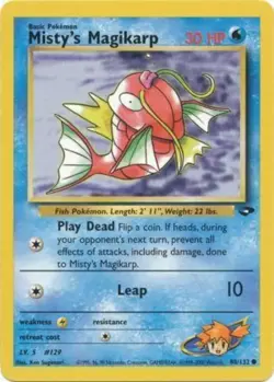 Pokemon - Gym Challange - Misty's Magikarp 88/132 - Condition (NM) - Image 1
