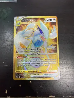 Pokemon TCG - Lugia VSTAR - Silver Tempest 211/195 Secret Rare Gold - Image 1