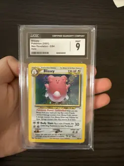 2001 Pokemon Neo Revelation Blissey Holo Rare 2/64 CGC 9 Mint - Image 3