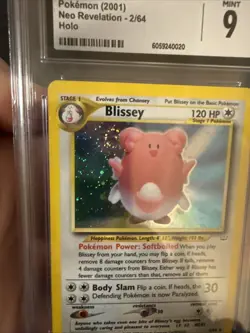 2001 Pokemon Neo Revelation Blissey Holo Rare 2/64 CGC 9 Mint - Image 5