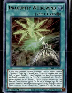 Yugioh Dragunity Whirlwind GFTP-EN040 Ghosts from the Past 1st Edition - Image 1