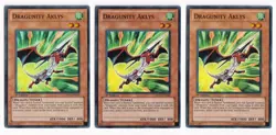 YUGIOH DRAGUNITY AKLYS SDDL-EN003 1ST SUPER X3 (NM) - Image 1