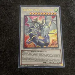 YuGiOh Dragunity Knight - Areadbhair GFTP-EN043 Ultra Rare 1st Edition Near Mint - Image 1