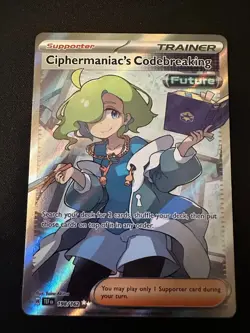 Ciphermaniac's Codebreaking 198/162 Ultra Rare Temporal Forces Pokemon Card NM - Image 1