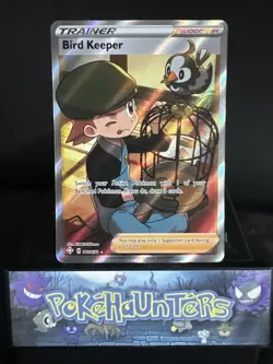 Pokemon Card Bird Keeper 066/072 Shining Fates Full Art Trainer Near Mint - Image 1