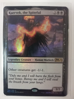 Kaervek FOIL Magic The Gathering Rare The Spiteful Core Set 2021 106 Card - Image 1