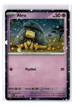 Abra (Cosmos Holo) - 063/165 Miscellaneous Cards & Products Holo - LP - POKEMON - Image 1