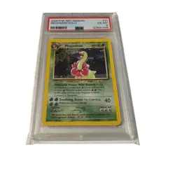 PSA 6 Meganium Holo #11/111 Neo Genesis 2000 Pokemon Card - Image 1