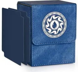 Card Deck Box for MTG, Magic Commander Deck Box Fits 200+ Cards without Sleeves - Image 1