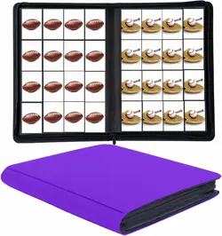 1000+ Pockets Trading Card Binder, 16 Pocket Ringless Side Loading Album - Image 1