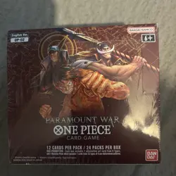 One Piece Card Game TCG OP-02 Paramount War 1st Ed. Booster Box English Sealed - Image 1