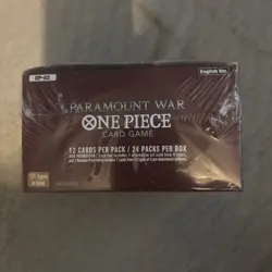 One Piece Card Game TCG OP-02 Paramount War 1st Ed. Booster Box English Sealed - Image 4