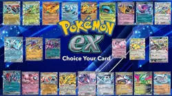 Pokemon ex Choose Your Card! Double Rare Scarlet & Violet Ex English Near Mint - Image 1