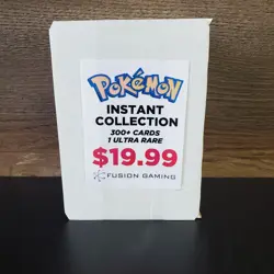 POKEMON INSTANT COLLECTION 300+ CARDS 1 ULTRA RARE - Image 1