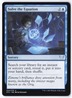 Solve the Equation U Strixhaven: School of Mages 54 LP - Image 1