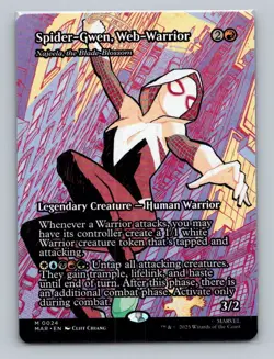 1x Spider-Gwen Web-Warrior (Najeela)(0024) Marvel Eternal Legal MAR MTG Magic NM - Image 1