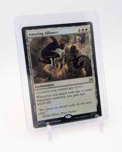 MTG - Amazing Alliance - FOIL Rare #2 - Spider-Man NM - Image 1