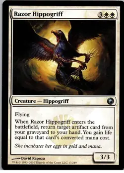 Razor Hippogriff - U - Scars of Mirrodin - 17 - LP - Normal - Image 1