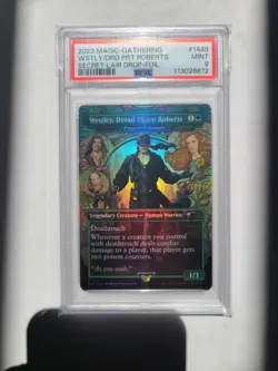 MTG Westley, Dread Pirate Roberts FOIL PSA 9 MINT Princess Bride Magic SLD #1449 - Image 2