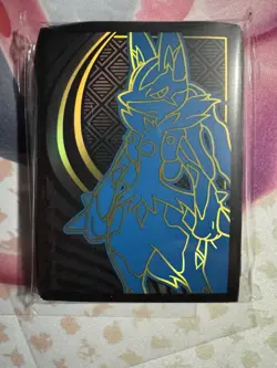 Pokemon ETB Sleeves - Mega Evolutions Lucario - Image 1