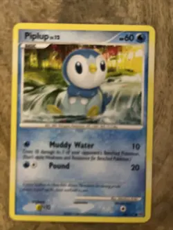 Pokemon TCG Piplup Platinum 85 Regular Common - Image 1