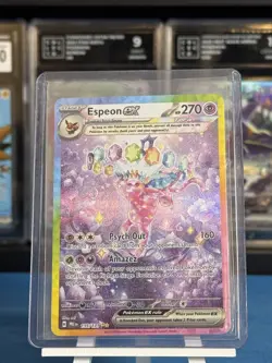 Espeon ex - 155/131 - Pokemon Prismatic Evolutions Special Illustration Rare NM - Image 1