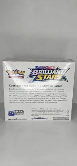 Pokemon TCG Sword & Shield Brilliant Stars Booster Box 36 Packs SEALED - Image 5