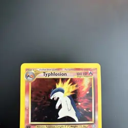 2000 POKEMON NEO GENESIS 1ST ED #18 TYPHLOSION-HOLO LP - Image 3