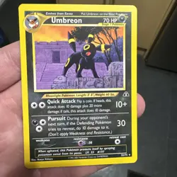 Umbreon 32/75 Non-Holo Rare Pokemon TCG Neo Discovery Set - Image 1