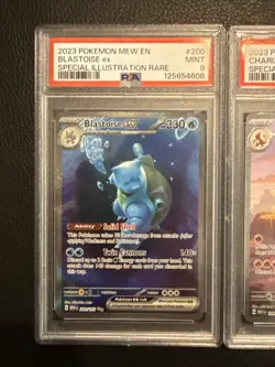 Pokemon Charizard EX 198, Blastoise EX 200, Venusaur EX 198. PSA 9 On All. - Image 2