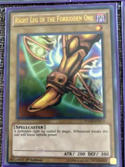YuGiOh EXODIA THE FORBIDDEN ONE 1st Edition YGLD 5-PIECE Yugi's Legendary 1996 - Image 2