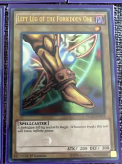 YuGiOh EXODIA THE FORBIDDEN ONE 1st Edition YGLD 5-PIECE Yugi's Legendary 1996 - Image 3