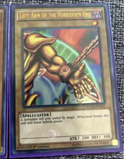 YuGiOh EXODIA THE FORBIDDEN ONE 1st Edition YGLD 5-PIECE Yugi's Legendary 1996 - Image 4