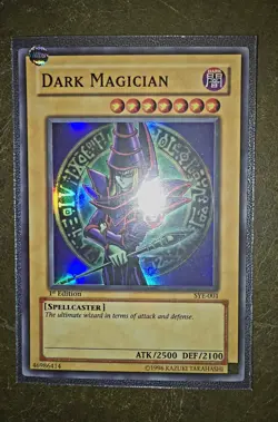 1996 Yu-Gi-Oh! Dark Magician Holo 1st Edition SYE-001 Super Rare Unlimited - Image 1