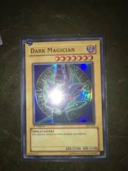 1996 Yu-Gi-Oh! Dark Magician Holo 1st Edition SYE-001 Super Rare Unlimited - Image 3