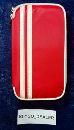Red/White Calculator Case TCG Original Yugioh Near Mint Extremely Rare - Image 1