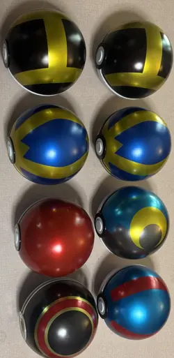 Pokemon TCG PokeBall Tin Various Balls EMPTY No cards Lot Of 8 - Image 2