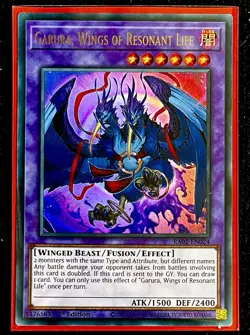 Garura, Wings of Resonant Life Ultra Rare 1st Edition Mint Card [RA02-EN024] - Image 1