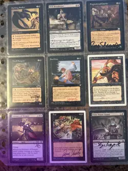 F-1 Mixed Lot Of Signed Magic The Gathering Cards - Image 1