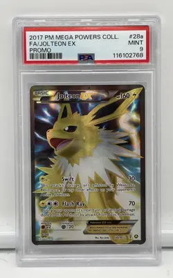 Pokemon Card PSA 9 Mint Jolteon EX Generations Promo 2017 Holo 28a/83 - Image 1