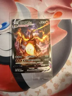 Pokemon TCG Chinese Charizard VMAX PROMO 080/S-P Holo Card Sealed - Image 1