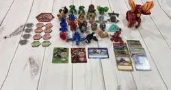 BAKUGAN Large Lot 55 pieces Battle Brawler Figures Cards Vintage - Image 5