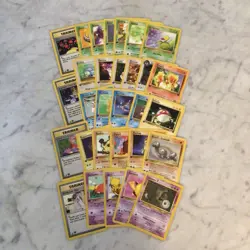 Vintage Pokemon Cards. All First Edition 30 Cards NM WOTC. - Image 1