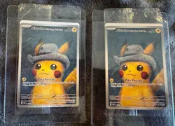 Pikachu With Grey Felt Hat Promo Card Pokemon X Van Gogh Museum Sealed - Image 1