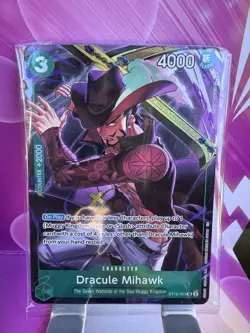 Dracule Mihawk (Illustration Box Vol.4) ST12-003 One Piece Promotion Cards Foil - Image 1