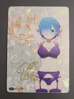 Rem Re:Zero - Goddess Story K2-ZR Anime Girl Waifu Doujin Card - Image 1