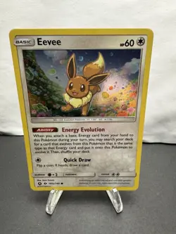 Pokemon Eevee Holo Alternate Art Promo Card 101a/149 Sun and Moon 2018 - Image 1