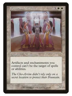 Fountain Watch MTG Mercadian Masque Rare LP Lightly Played Single Card - Image 1